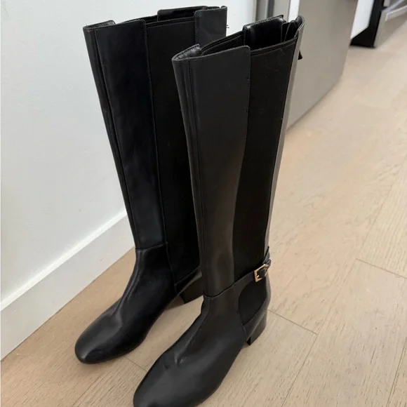 Cole Haan Avani Grand Knee High Stretch Boot in Black NWT - Picture 4 of 7